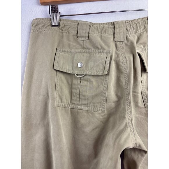 The Original Arizona Jean Co. Womens Khaki Cargo Pants Size 7 With Embroidered D - Picture 7 of 7